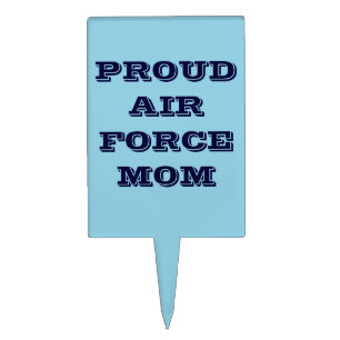 Cake Topper Proud Air Force Mom