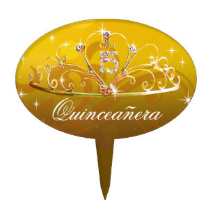 CAKE TOPPER Quinceanera Tiara
