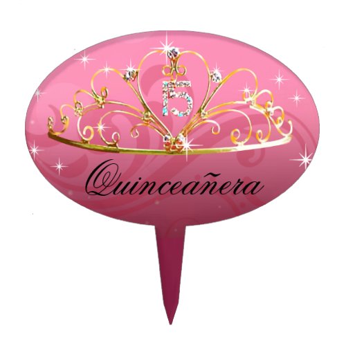 CAKE TOPPER Quinceanera Tiara