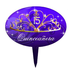 CAKE TOPPER Quinceanera Tiara