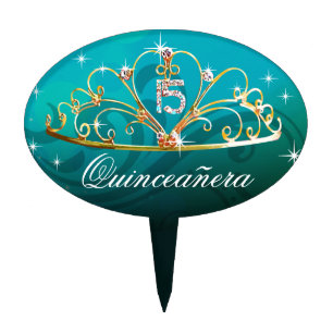 CAKE TOPPER Quinceanera Tiara