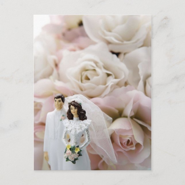 Cake Topper Roses Postcard (Front)