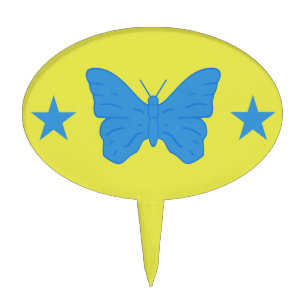 Cake Topper with Flag of Bady Bassit, Brazil