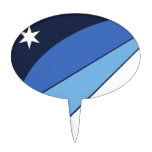 Cake Topper with Flag of Columbia, SC