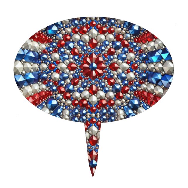 Cake Topper with Netherlands Colors Design (Front)