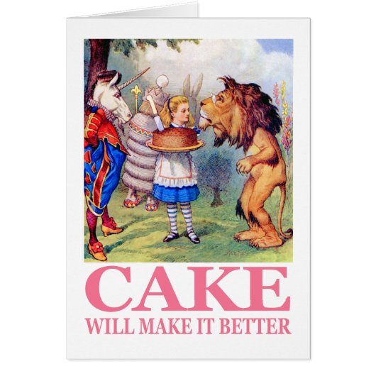 CAKE WILL MAKE IT BETTER CARDS (Front)