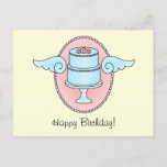 Cake with Wings Postcard