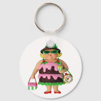 Cake Woman Keychain