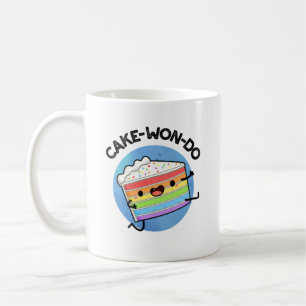 Cake-won-do Funny Taekwondo Cake Pun Coffee Mug