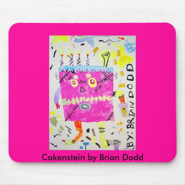 Cakenstein Mouse Pad by Brian Dodd (Front)