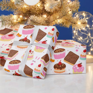 Cakes and Chocolate (PLEASE READ BELOW) Wrapping Paper