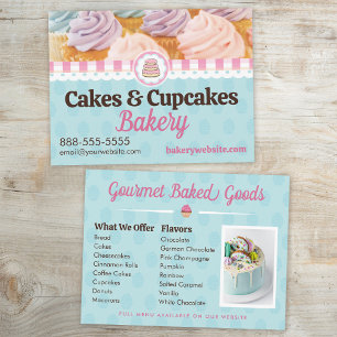 Cakes and Cupcakes Bakery Postcard