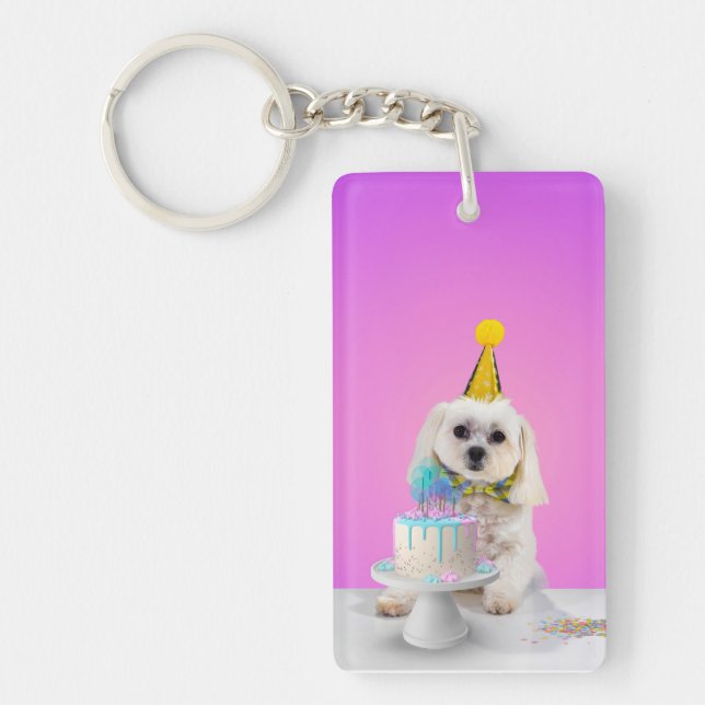 Cakes and Pups Keychain (Front)