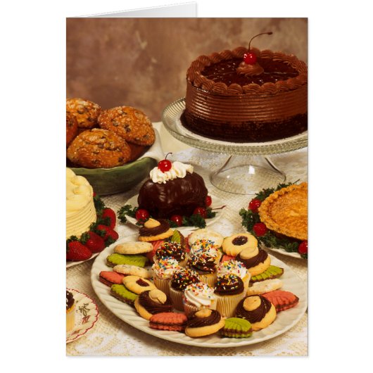 Cakes and sweets cards (Front)