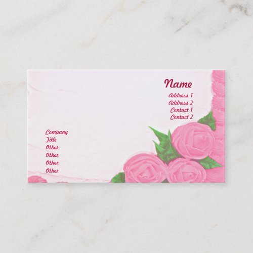 Cakes - Business Business Cards