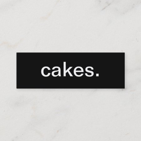 Cakes Business Card