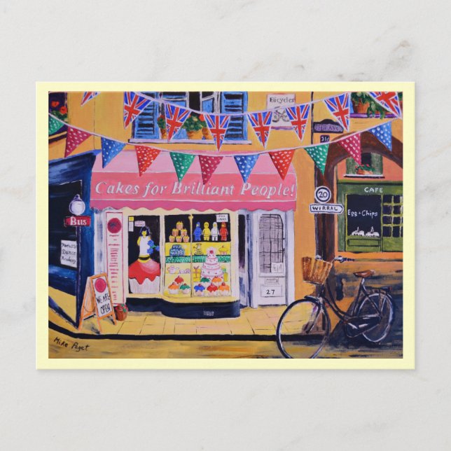 Cakes For Brilliant People Postcard (Front)