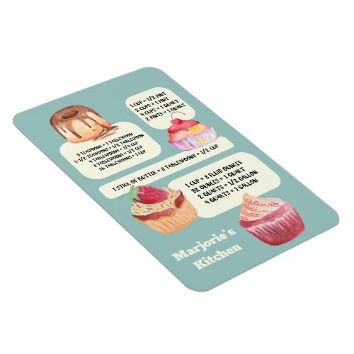 Cakes Kitchen Wisdom Conversions Personalized Magnet
