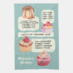 Cakes Kitchen Wisdom Conversions Personalized Towel