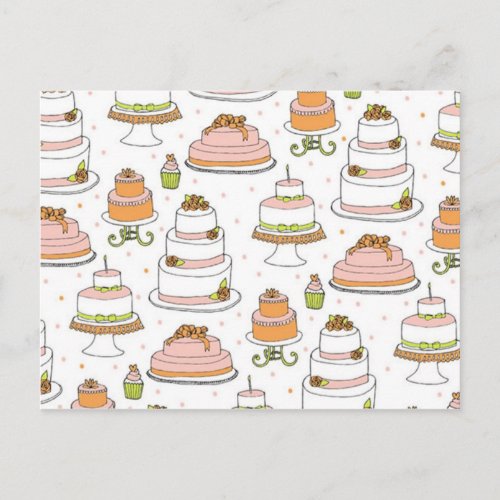 Cakes Postcard