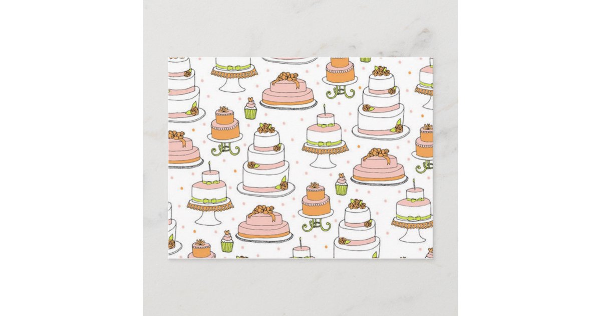 Cakes Postcard Zazzle