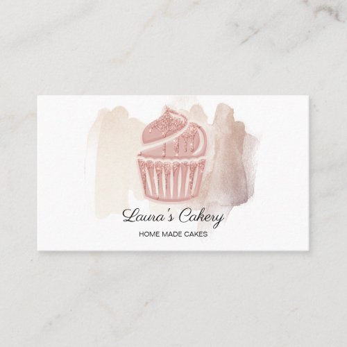 Cakes  Sweets Cupcake Home Bakery Cute Modern Bus Business Card