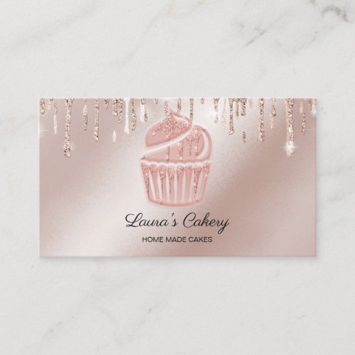 Cakes  Sweets Cupcake Home Bakery Cute Modern Bus Business Card