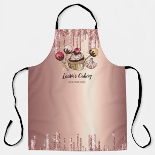 Cakes & Sweets Cupcake Home Bakery Dripping Gold Apron