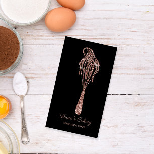 Cakes & Sweets Cupcake Home Bakery Dripping Whisk  Business Card