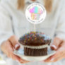 Cakes Sweets Cupcake Home Bakery Logo Holographic  Classic Round Sticker