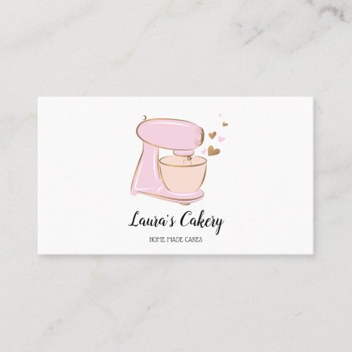 Cakes  Sweets Cupcake Home Bakery mixer Business Card