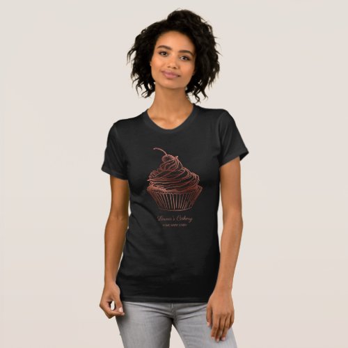 Cakes  Sweets Cupcake Home Bakery Rustic Vintage  T_Shirt
