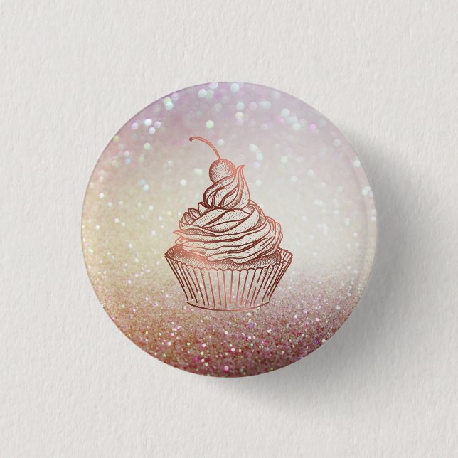 Cakes Sweets Cupcake Kitchen Cabinet Home Bakery Button (Front)