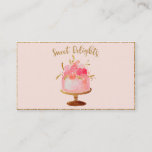 ★ Cakes &amp; Sweets Custom Business Card at Zazzle
