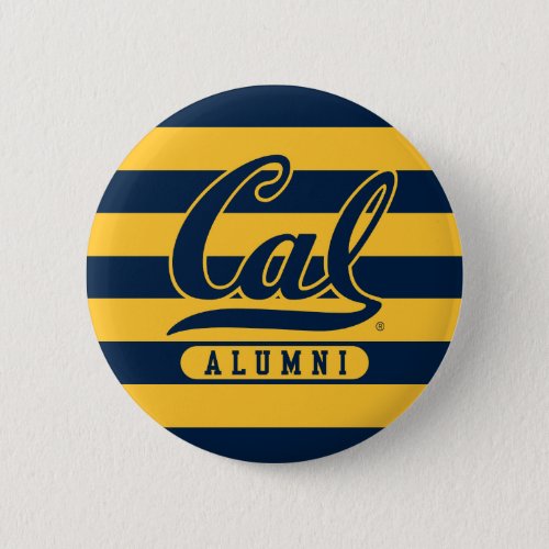 Cal Alumni Stripes Button