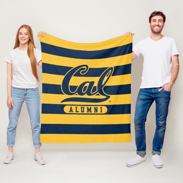 Cal Alumni Stripes Fleece Blanket (In Situ)