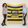 Cal Alumni Stripes Fleece Blanket