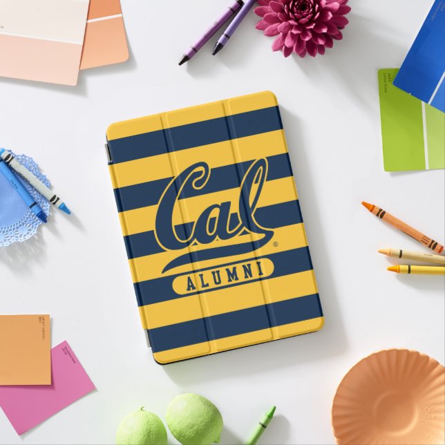 Cal Alumni Stripes iPad Pro Cover (Desk)