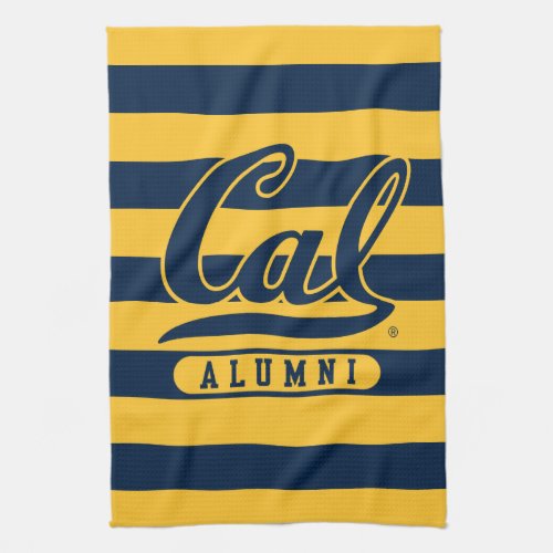 Cal Alumni Stripes Kitchen Towel