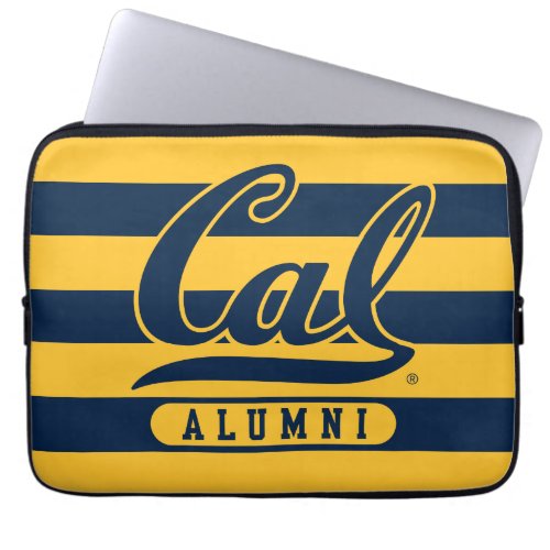 Cal Alumni Stripes Laptop Sleeve
