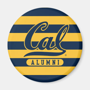 Cal Alumni Stripes Magnet