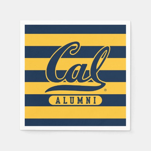Cal Alumni Stripes Napkins