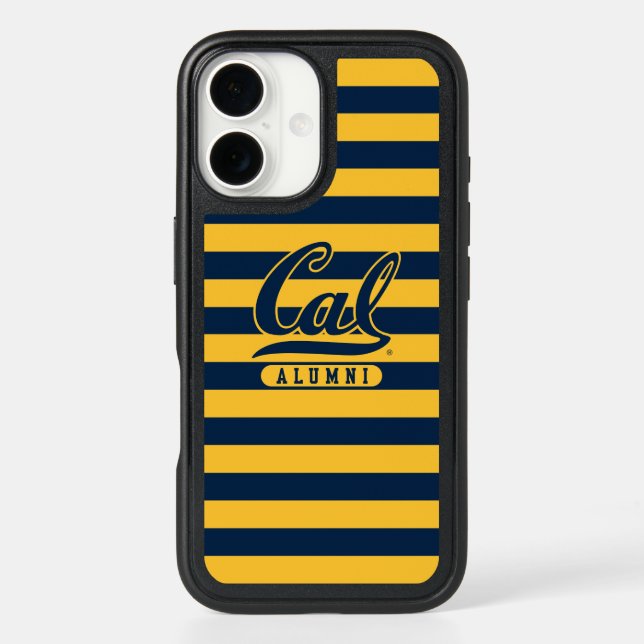 Cal Alumni Stripes Otterbox iPhone Case (Back)