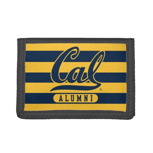 Cal Alumni Stripes Trifold Wallet