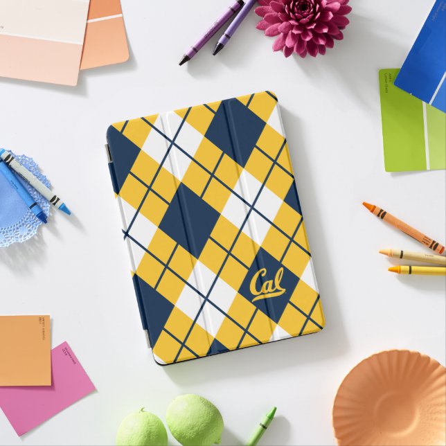 Cal Argyle Pattern iPad Pro Cover (Desk)