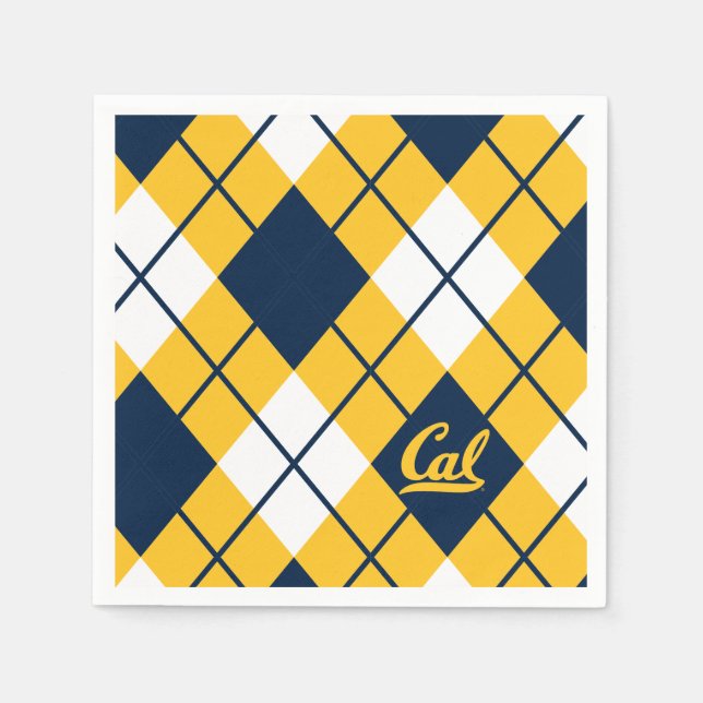 Cal Argyle Pattern Napkins (Front)