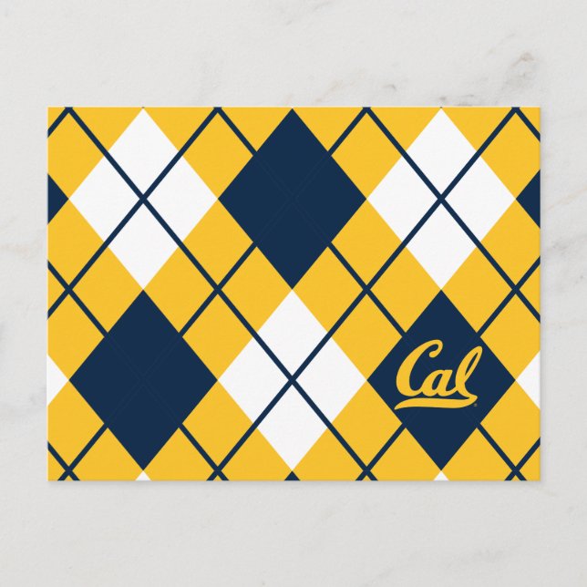 Cal Argyle Pattern Postcard (Front)