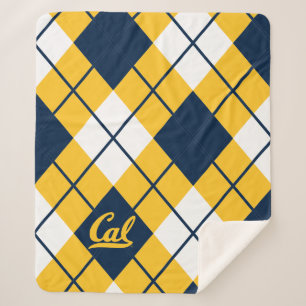 Cal Argyle Pattern Sherpa Blanket