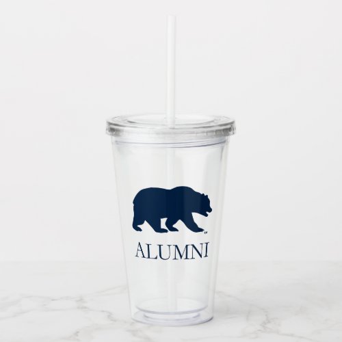 Cal Bear Alumni Acrylic Tumbler