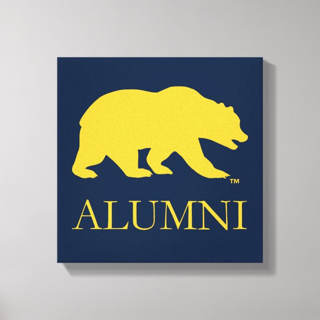 Cal Bear Alumni Canvas Print (Front)
